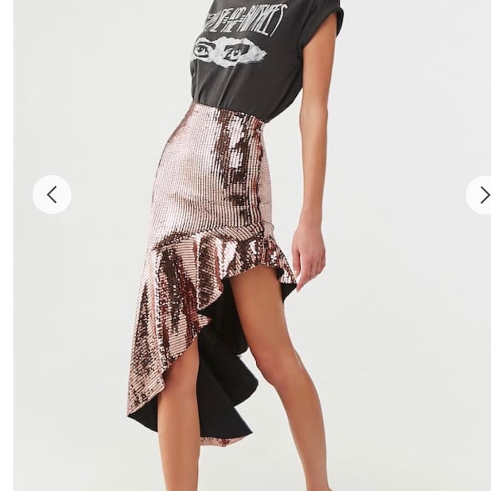 Sequin skirt